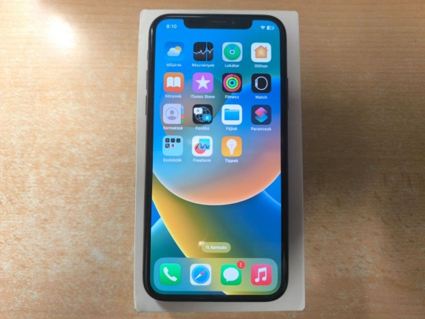 Apple iphone X Független Újszerű Black Garis 100%Aksi !
