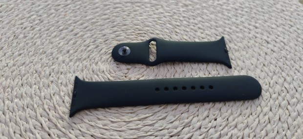 Apple watch 45mm M / L mrt szilikon szj fekete / szrke / sttkk