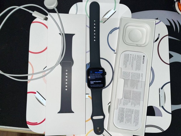 Apple watch SE (2023) jfekete 44mm 100% Akksi! 2026 - ig Garancia