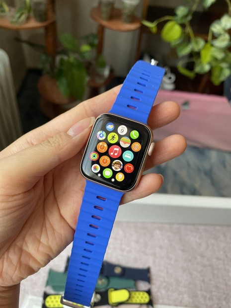 Apple watch series 6 rose gold okosra + kiegsztk