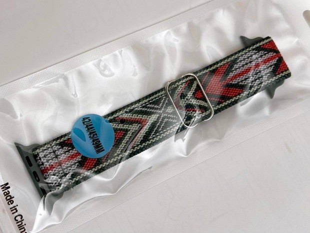 Apple watch szilikon óraszíj rugalmas textil szövet óra szíj