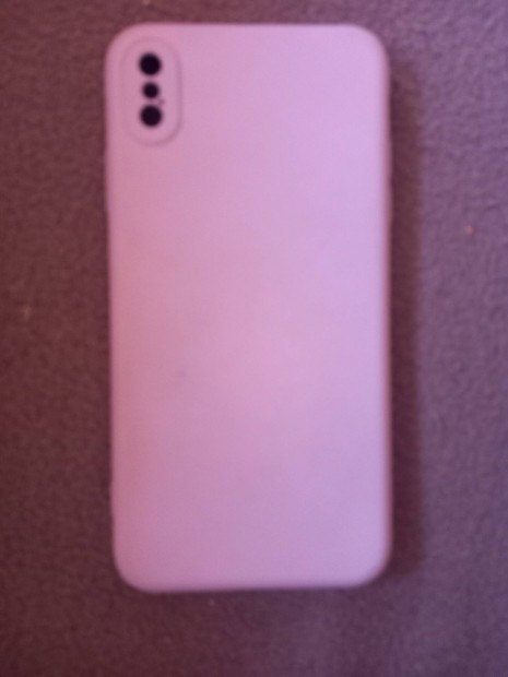 Apple xs max telefon tok, szp, halvny lila szn