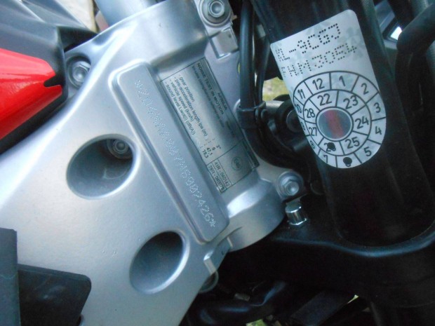 Aprilia RS 125 4T,2023-as ,3150 km-t használt csupasz főváz