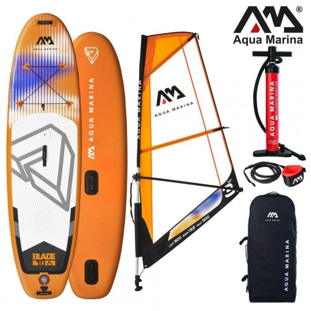 Aqua j Marina Blade sup szrf szett szrfdeszka deszka vitorla pumpa