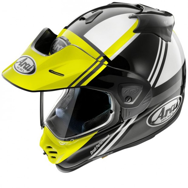 Arai tour-x5 kozmikus sisak - neon sárga