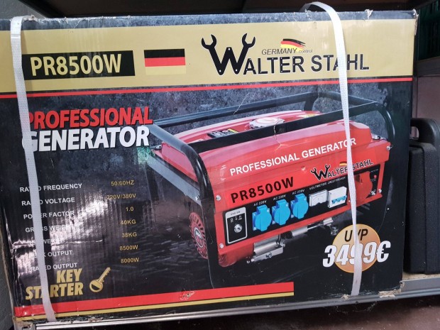 Áramfejlesztő aggregátor (PR8500W - Walter Stahl)