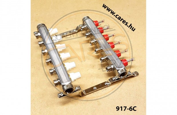 ramlsmrs oszt-gyjt 6 bemenetes Rozsdamentes testtel - trteg