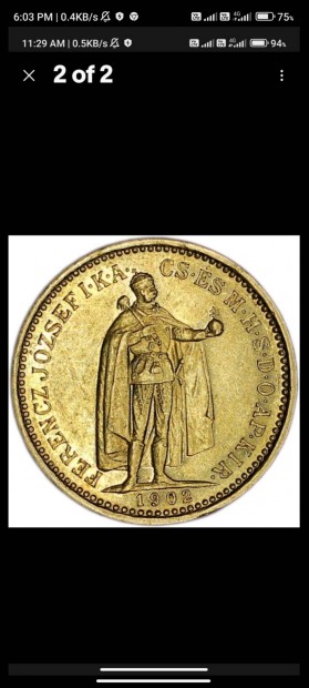 Arany 10 korona