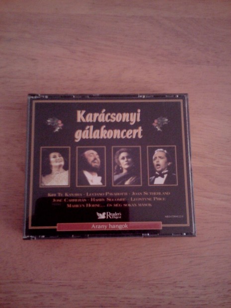 Arany Hangok Karcsonyi Glakoncert 3 cd Reader's Digest