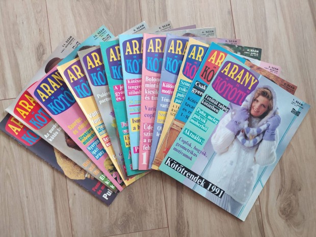 Arany ktt magazinok 1991 12 db szm