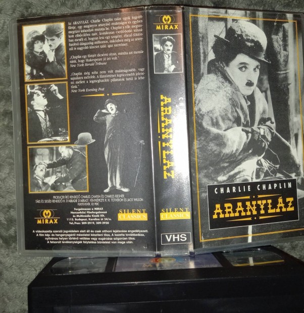 Aranylz - burleszk vhs - Charlie Chaplin