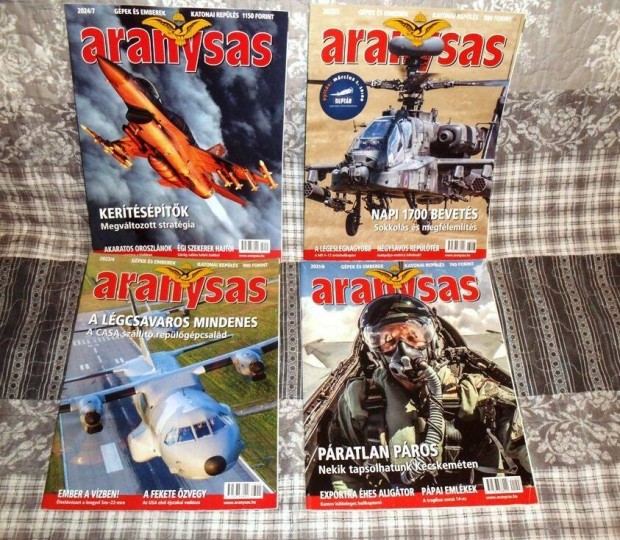 Aranysas 4 db magazin