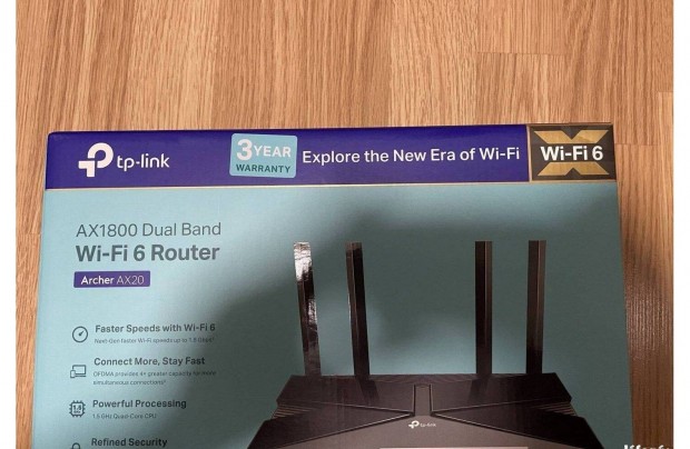 Archer AX20 Router Wifi 6 eladó!
