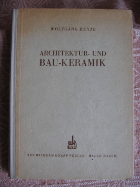 Architektur- und Baukeramik nmet nyelv knyv