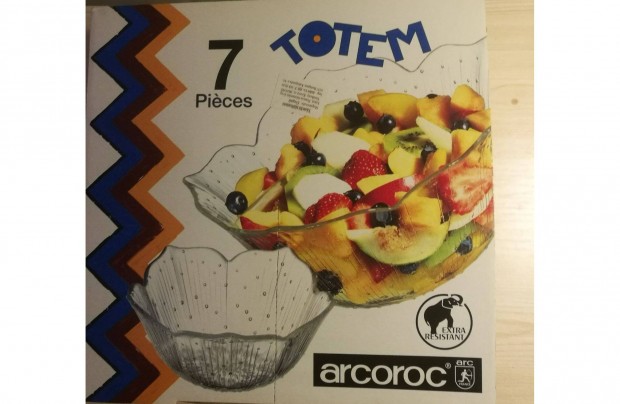 Arcoroc Totem France veg, gymlcss, salts kszlet 7 db-os