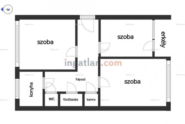 �rcs�kken�s!Elad� vil�gos, erk�lyes lak�s, z�ld k�rnyezetben!