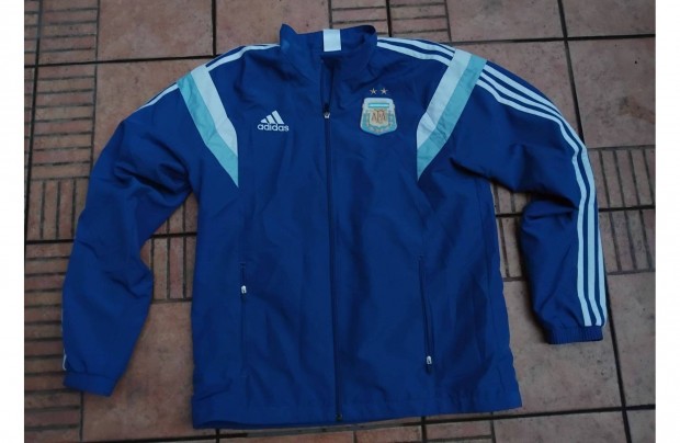 Argentin Adidas szurkolói foci pulóver Messi kabát M