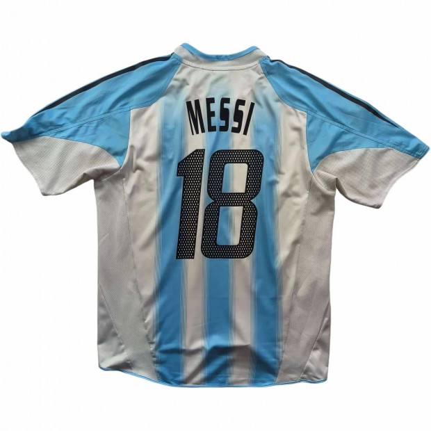 Argentna 2004-05 Adidas hazai Lionel Messi foci mez L-es