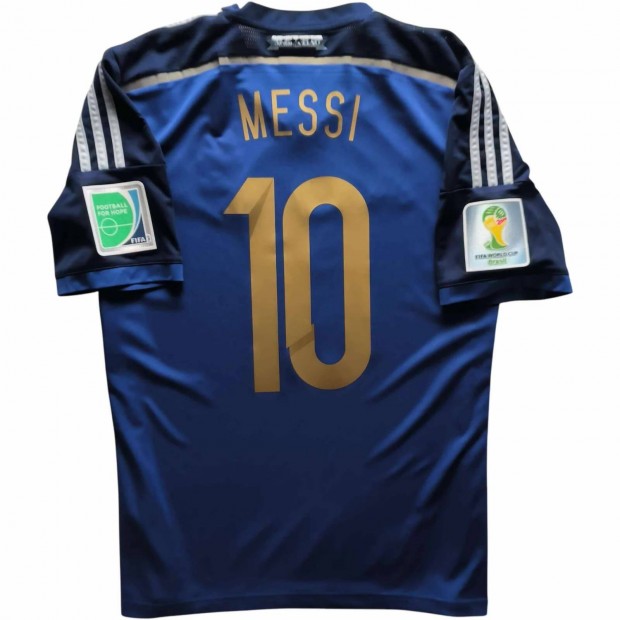 Argentna 2014-15 Adidas vendg Lionel Messi foci mez M-es