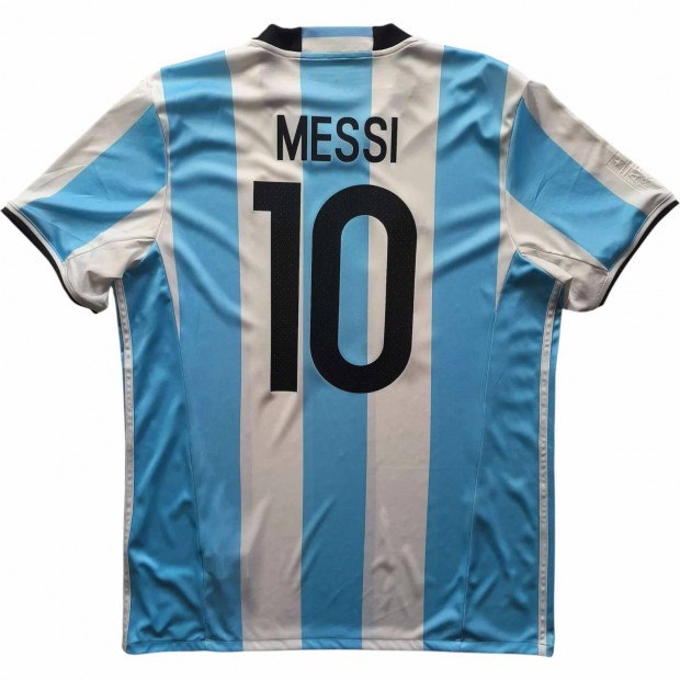 Argentna 2016-18 Adidas hazai Lionel Messi foci mez L-es