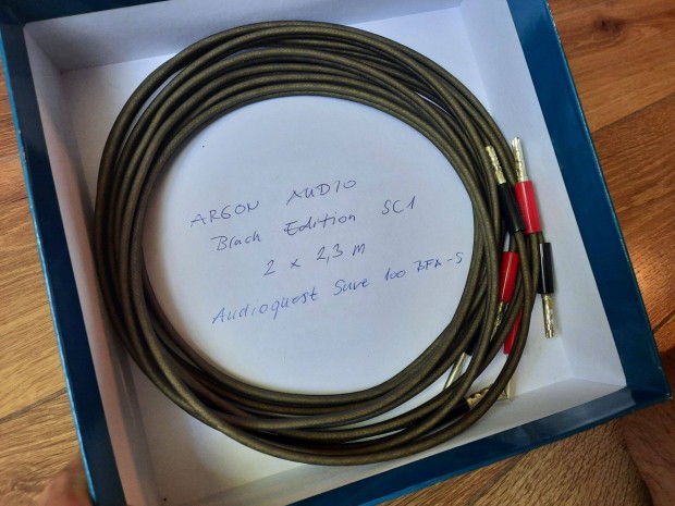 Argon Audio SC1 black edition hangfalkbel 2x2,3 m hangfal kbel