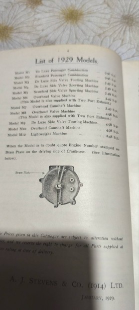 Ariel,Ajs 1929 k�nyvek