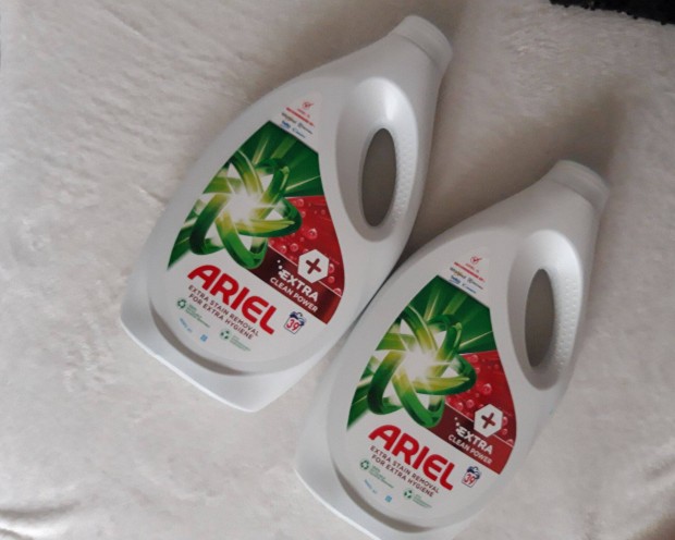 Ariel folyékony mosószer, Extra Clean 39 mosáshoz (1,95 l) Új!
