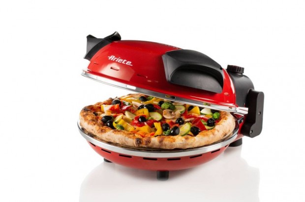 Ariete 909 Da Gennaro 1200W 33 cm elektromos pizzast, piros