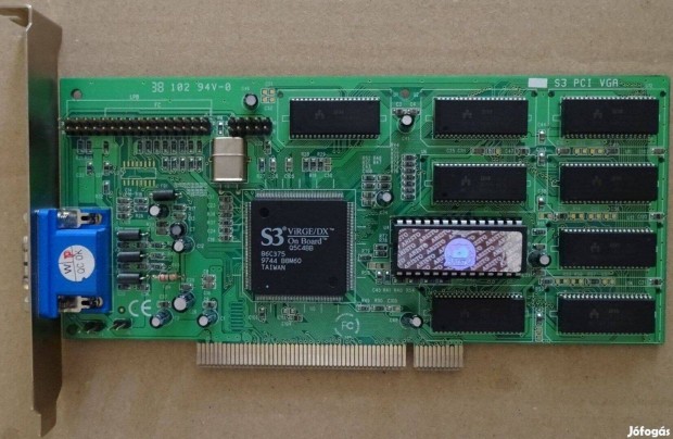 Aristo S3 Virge/DX 4MB PCI videokrtya