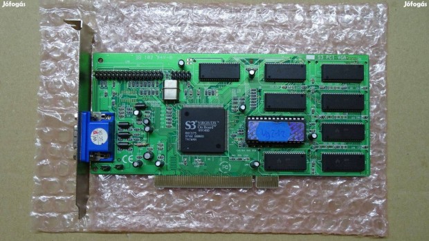 Aristo S3 Virge/DX 4MB PCI videokrtya (retro)