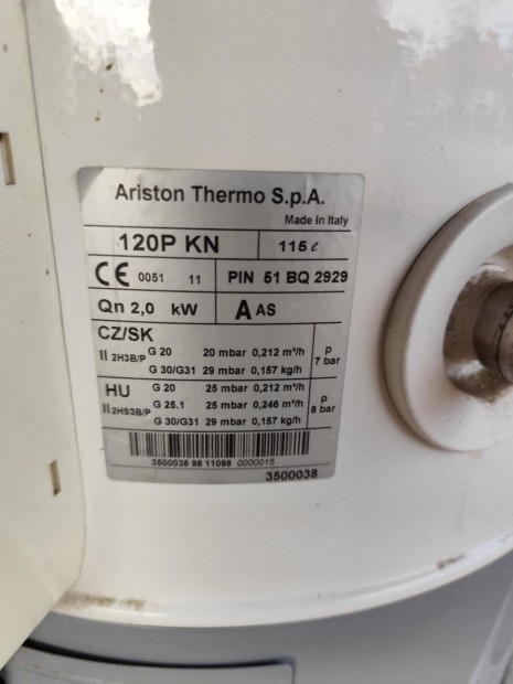 Ariston 120p KN bojler