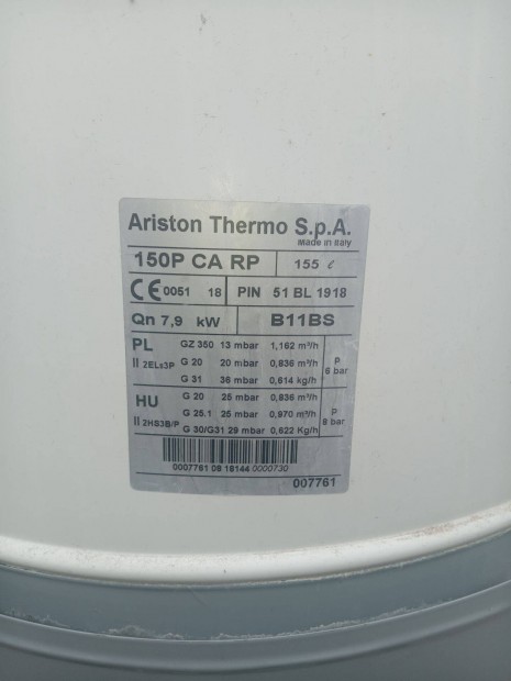 Ariston gzbojler