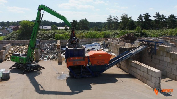 Arjes Impaktor 1250 Darálógép shredder