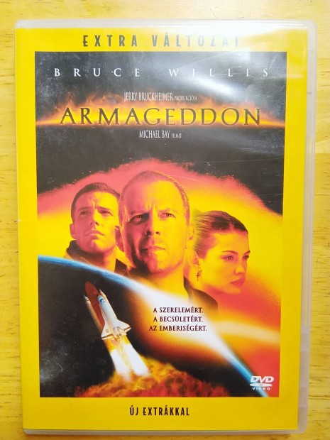 Armageddon duplalemezes dvd Bruce Willis 