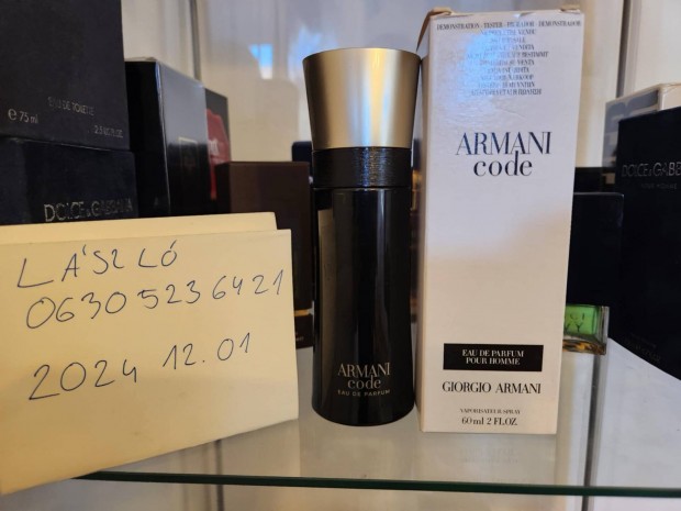 Armani Code Parfum Pour Homme teszter frfi parfm