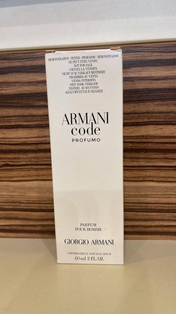 Armani code profumo parfum pour homme 60 ml tester 59990 ft edp