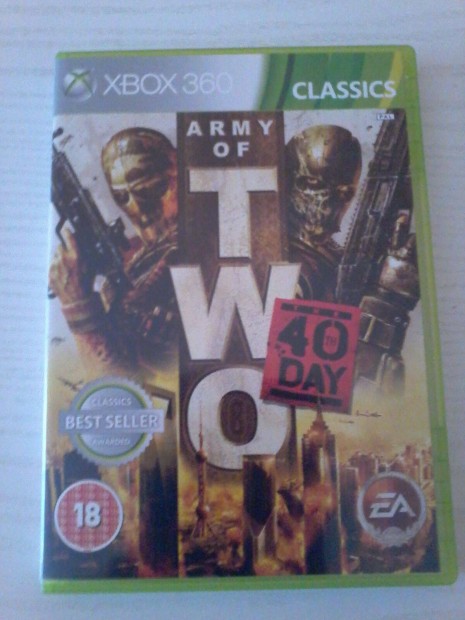 Army of Two 40 Day Xbox 360 játék eladó(nem postázom)