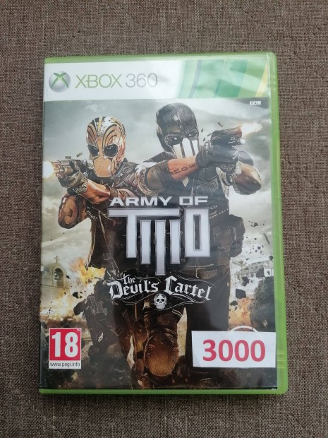 Army of Two The Devil's Cartel Xbox 360 jtk elad!