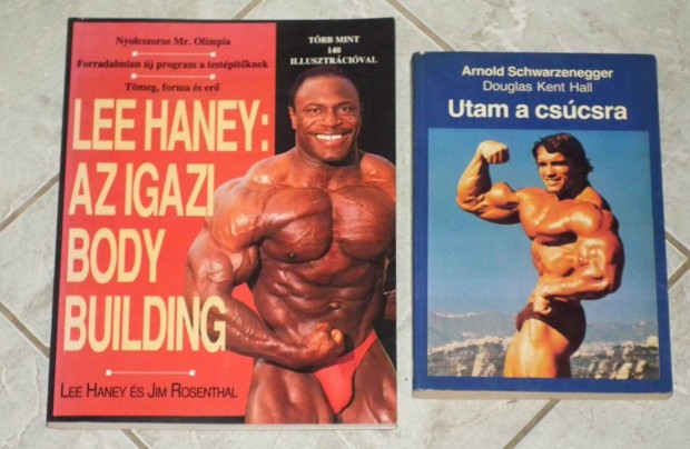 Arnold Schwarzenegger + Lee Haney bodybuilding knyvek prban