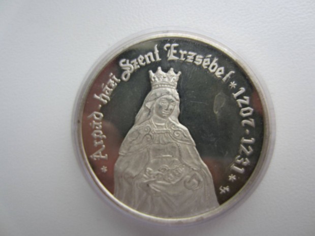 rpd-hzi Szent Erzsbet, 5000 forint, ezst, Magyar Kztrsasg 2007