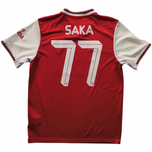 Arsenal 2019-20 Adidas hazai Bukayo Saka foci mez L-es