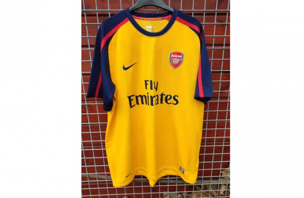 Arsenal eredeti Nike 2008-2009 narancssrga mez (XL-es)
