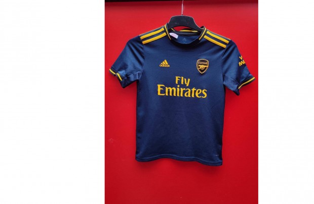 Arsenal eredeti adidas 2019-20 gyerek kk mez (M, 152)