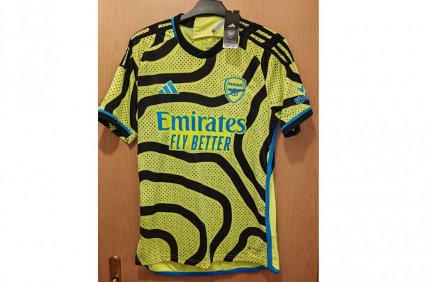 Arsenal eredeti adidas 2023-24 neonzöld mez