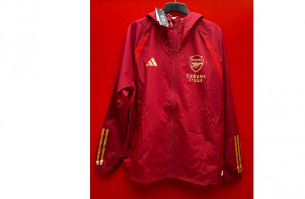 Arsenal eredeti adidas bord arany kapucnis dzseki (M)