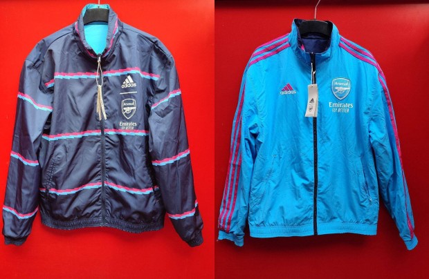Arsenal eredeti adidas dupla oldal, kifordthat dzseki (M-es)
