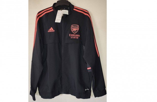 Arsenal eredeti adidas fekete pink cipzras fels (tbb mret)