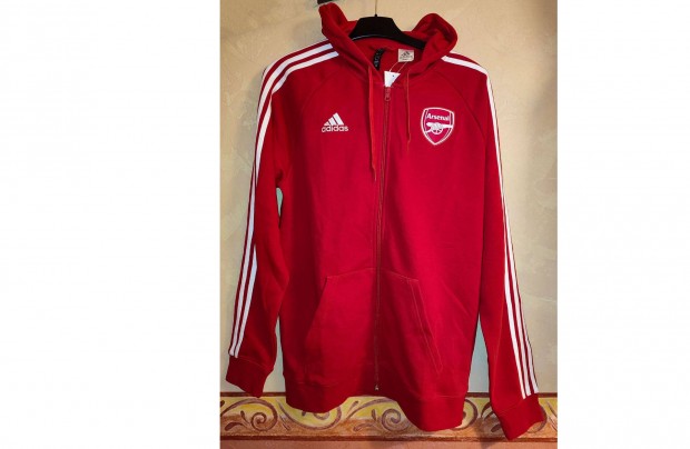 Arsenal eredeti adidas kapucnis piros fels (M)