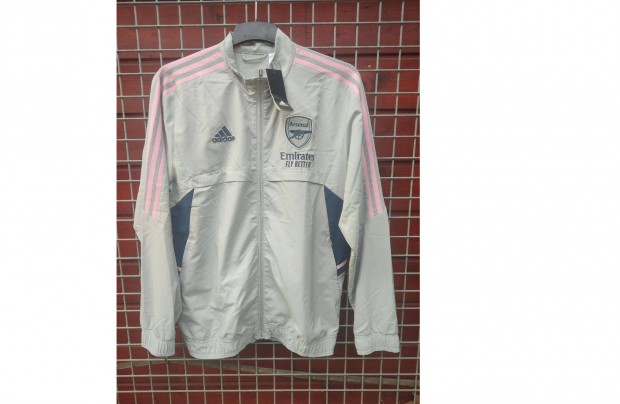 Arsenal eredeti adidas szrke pink cipzras fels (M)