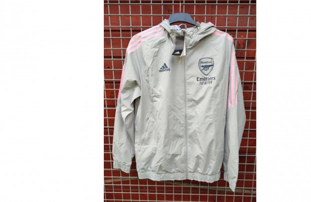 Arsenal eredeti adidas szrke pink kapucnis dzseki (M)